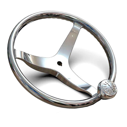 Lewmar 3 Spoke 13.5" Steering Wheel w/Power-Grip Knob [89700820]
